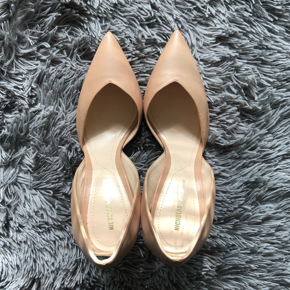 Nicholas Kirkwood Beige Slingback Heels - Picture 8 of 12